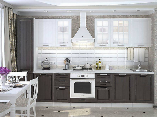 Кухня Прага — длина 3,3 м Кухня Прага — длина 3,3 м